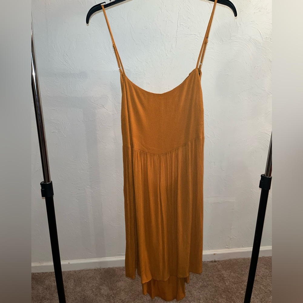 Spaghetti strap open back sundress